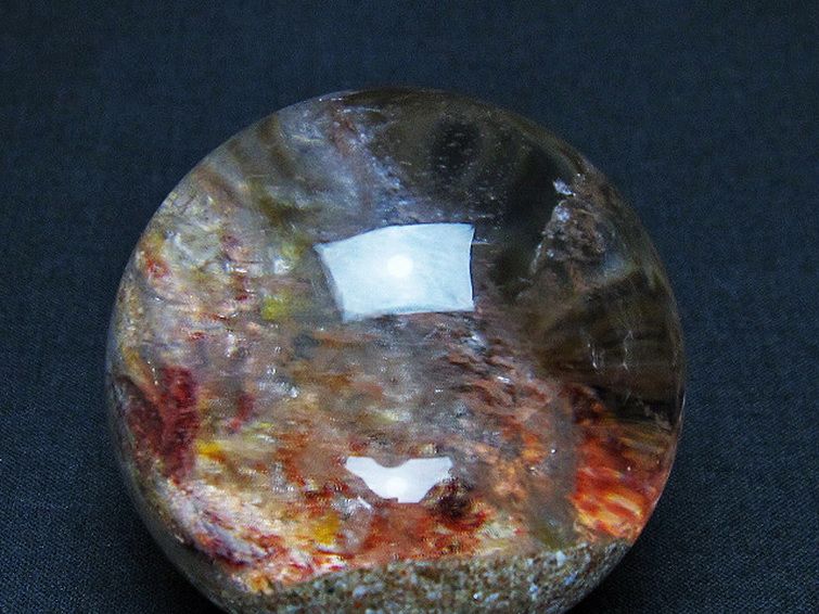 ガーデン水晶 丸玉 48mm [t100-4583] 2枚目