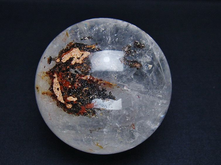 ガーデン水晶 丸玉 65mm [t100-4662] 1枚目