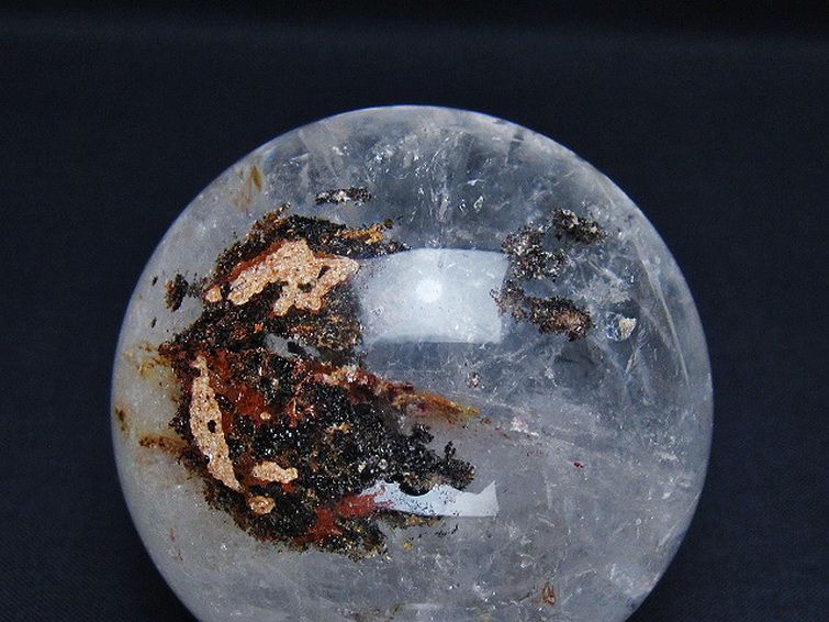 ガーデン水晶 丸玉 65mm [t100-4662] 2枚目