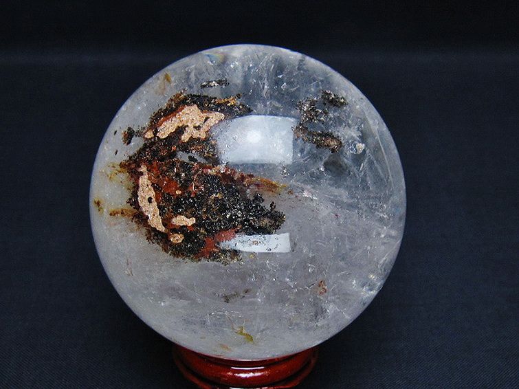 ガーデン水晶 丸玉 65mm [t100-4662] 3枚目