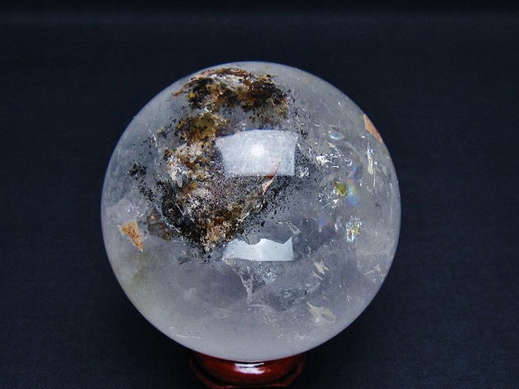 ガーデン水晶 丸玉 55mm [t100-4682] 3枚目