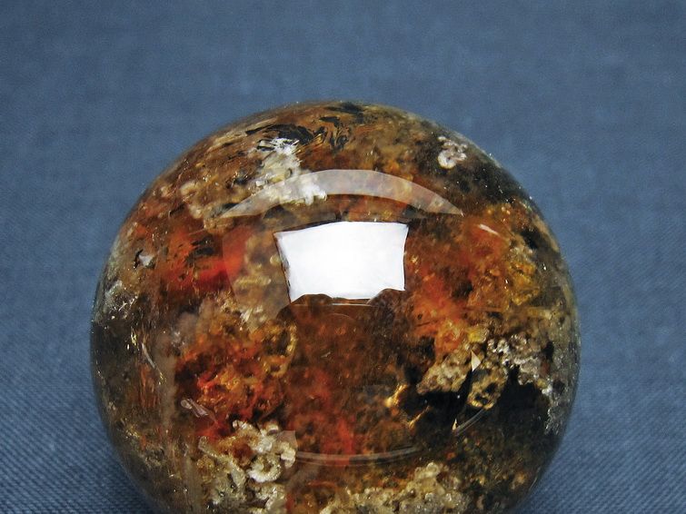 ガーデン水晶 丸玉 41mm [t100-4764] 2枚目