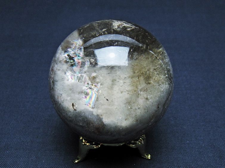 ガーデン水晶 丸玉 50mm [t100-4811] 3枚目