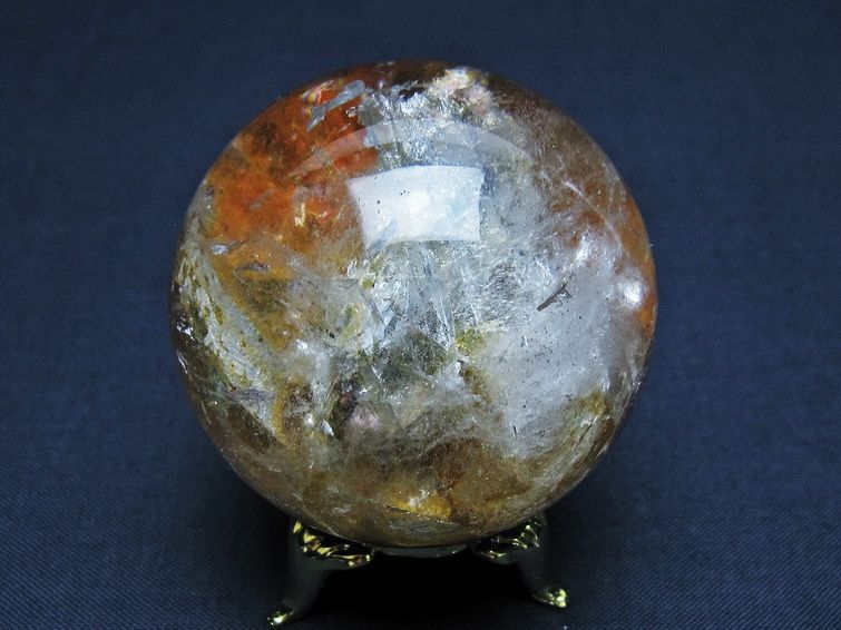 ガーデン水晶 丸玉 50mm [T100-4813] 3枚目