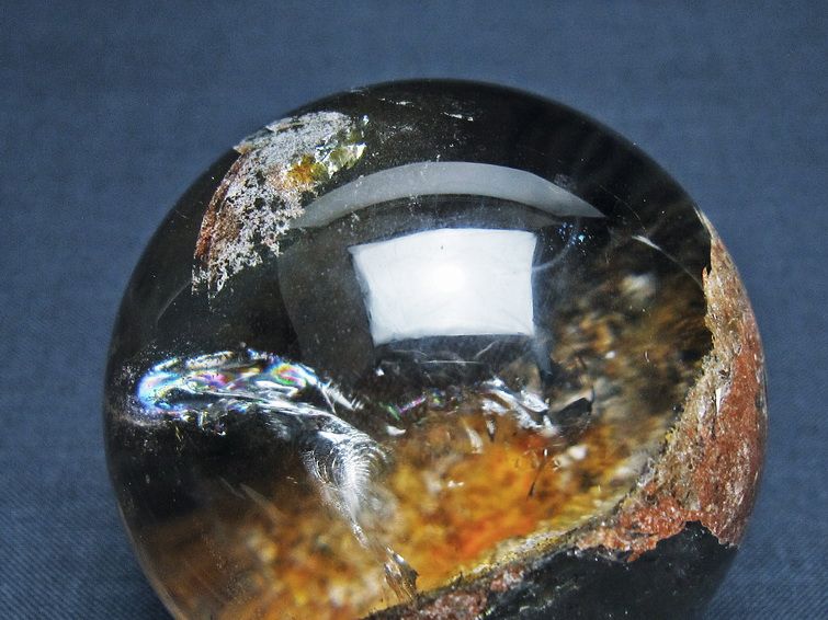 ガーデン水晶 丸玉 56mm [T100-4829] 2枚目