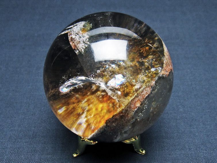 ガーデン水晶 丸玉 56mm [T100-4829] 3枚目