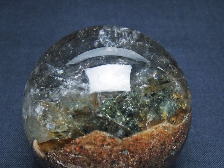 ガーデン水晶ルチル入り 丸玉 59mm [t100-4834] 2枚目