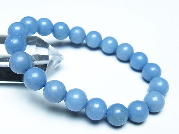 エンジェライト 天使の石 ブレスレット 10mm [T104-3899] 1枚目