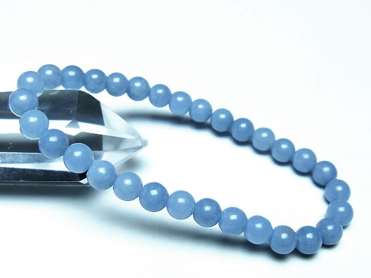 エンジェライト 天使の石 ブレスレット 6mm [t104-3963] 1枚目