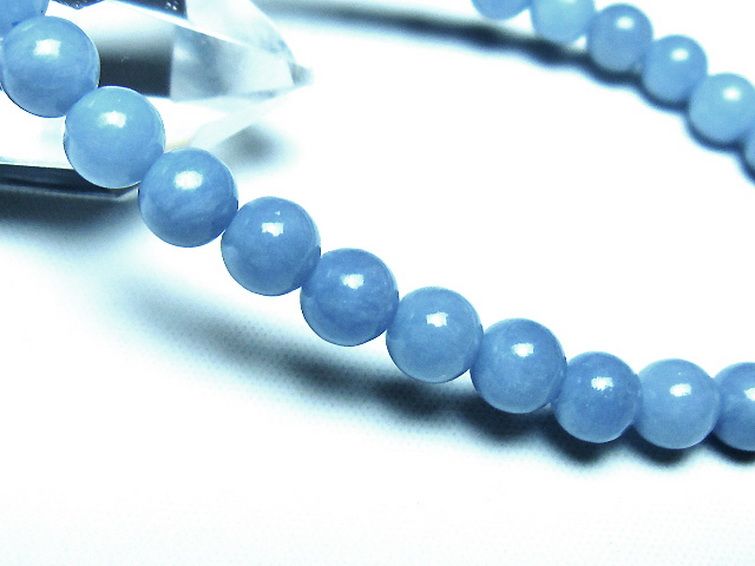 エンジェライト 天使の石 ブレスレット 6mm [t104-3987] 3枚目