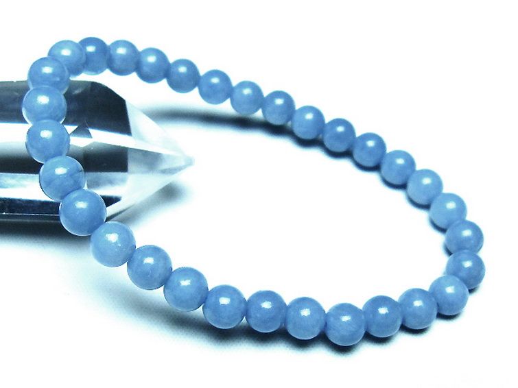 エンジェライト 天使の石 ブレスレット 6mm [t104-3993] 1枚目