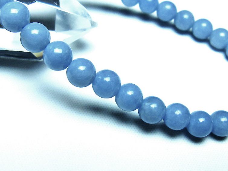 エンジェライト 天使の石 ブレスレット 6mm [t104-3998] 3枚目