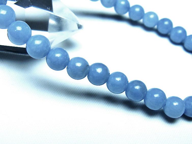エンジェライト 天使の石 ブレスレット 6mm [t104-4003] 3枚目
