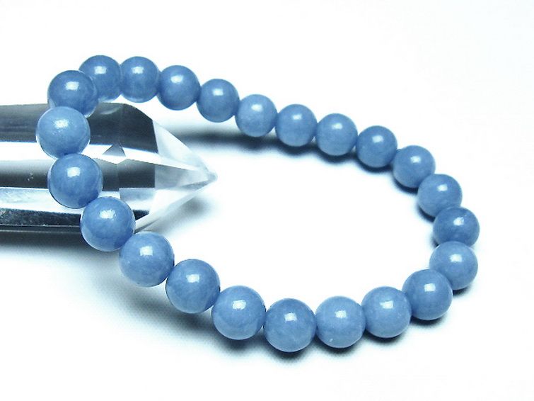 エンジェライト 天使の石 ブレスレット 8mm [t104-4024] 1枚目