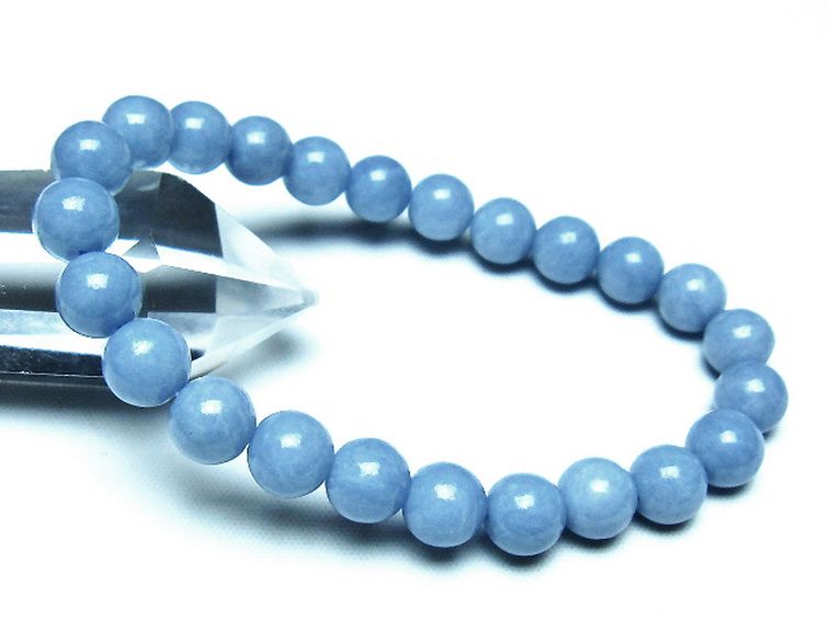 エンジェライト 天使の石 ブレスレット 8mm [t104-4026] 1枚目