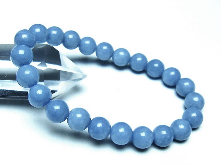 エンジェライト 天使の石 ブレスレット 8mm [t104-4038] 1枚目