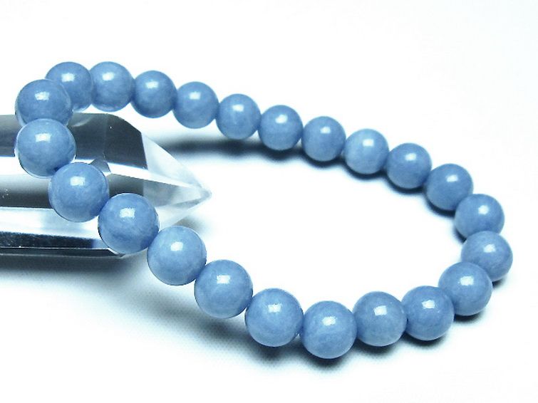 エンジェライト 天使の石 ブレスレット 8mm [t104-4040] 1枚目