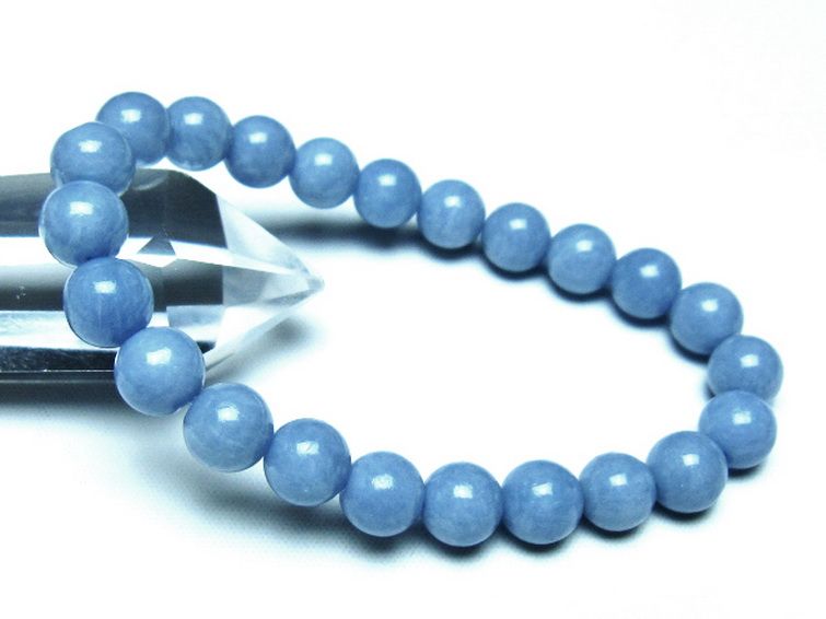 エンジェライト 天使の石 ブレスレット 8mm [t104-4045] 1枚目