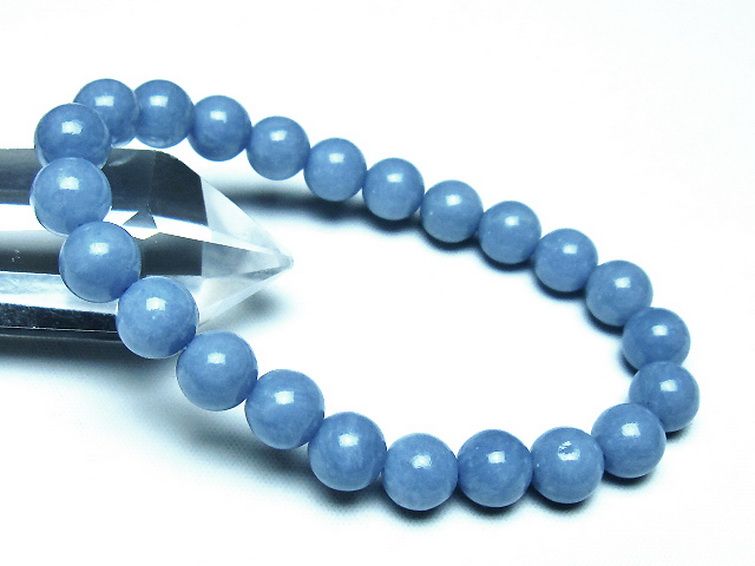 エンジェライト 天使の石 ブレスレット 8mm [t104-4051] 1枚目