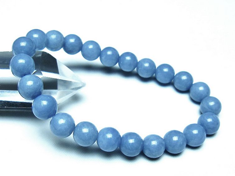 エンジェライト 天使の石 ブレスレット 8mm [t104-4054] 1枚目