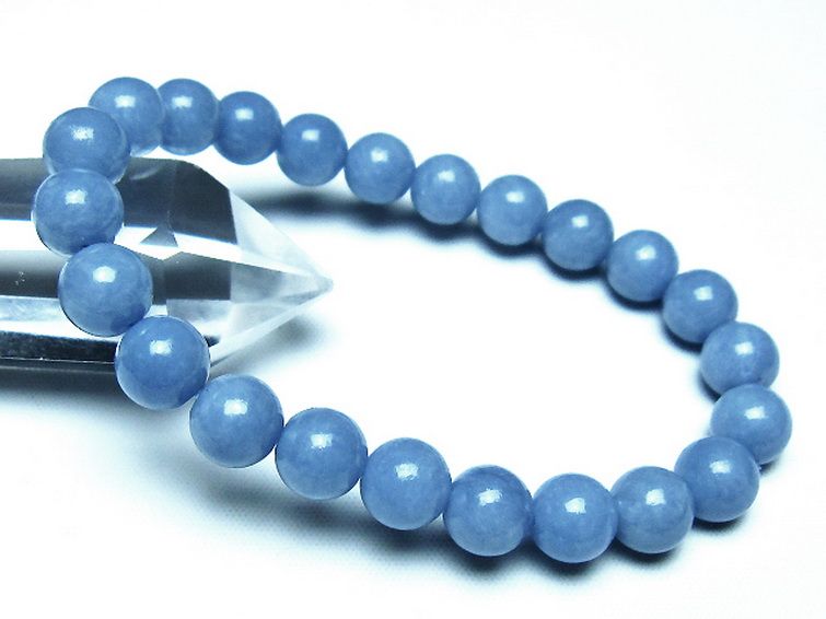 エンジェライト 天使の石 ブレスレット 9mm [t104-4064] 1枚目