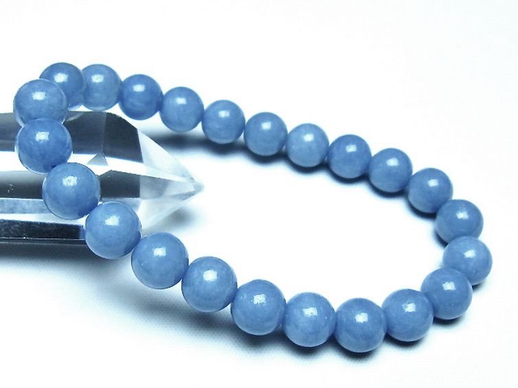 エンジェライト 天使の石 ブレスレット 9mm [t104-4067] 1枚目