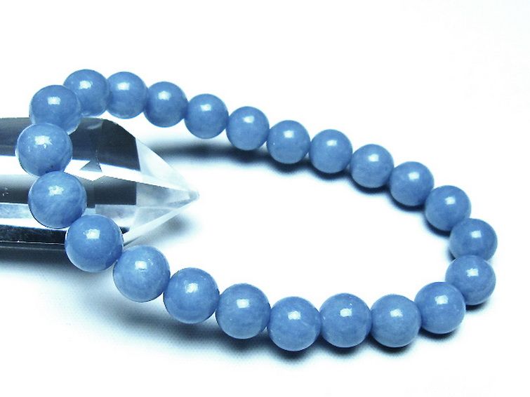 エンジェライト 天使の石 ブレスレット 9mm [t104-4069] 1枚目