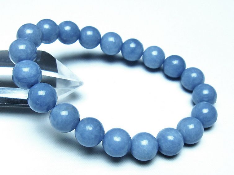 エンジェライト 天使の石 ブレスレット 10mm [t104-4088] 1枚目