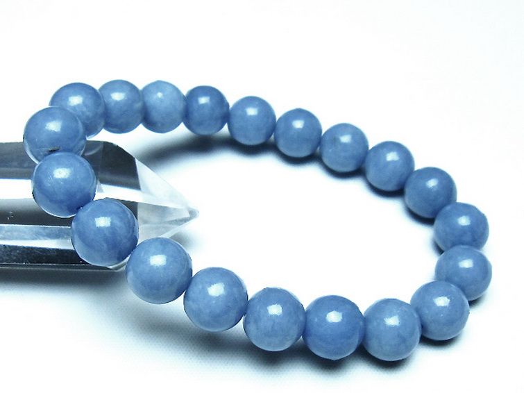 エンジェライト 天使の石 ブレスレット 10mm [t104-4104] 1枚目