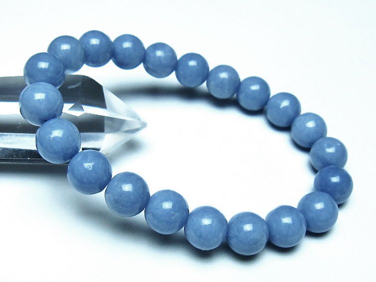 エンジェライト 天使の石 ブレスレット 10mm [t104-4115] 1枚目