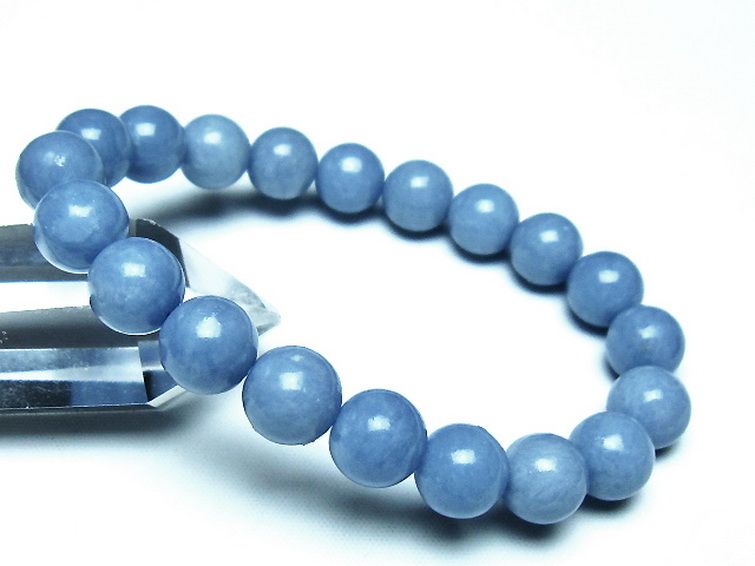 エンジェライト 天使の石 ブレスレット 10mm [t104-4119] 1枚目