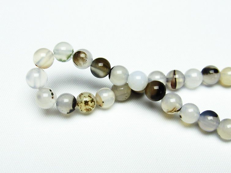 デンドリック アゲート ブレスレット 6mm [t108-5563] 2枚目