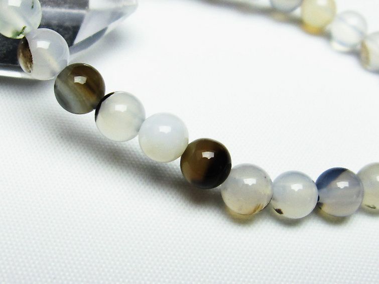 デンドリック アゲート ブレスレット 6mm [t108-5563] 3枚目