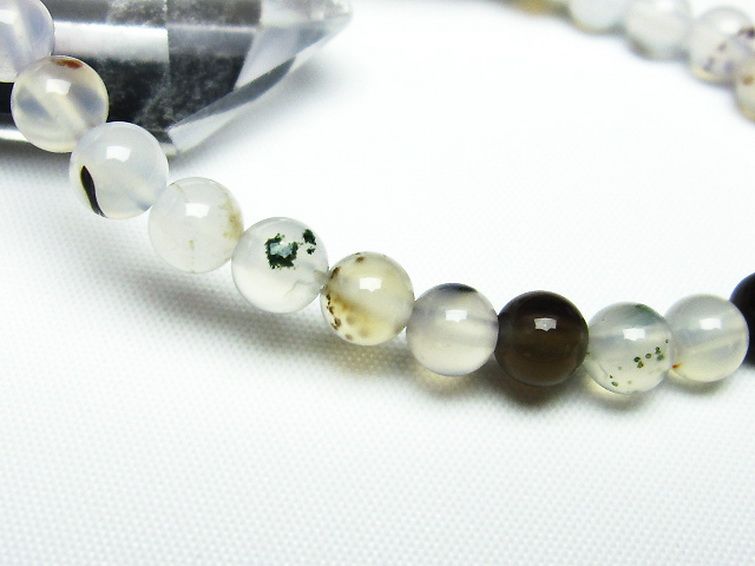 デンドリック アゲート ブレスレット 6mm [t108-5603] 3枚目