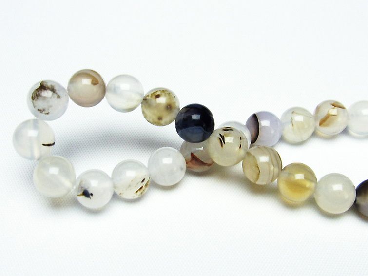 デンドリック アゲート ブレスレット 8mm [t108-5646] 2枚目