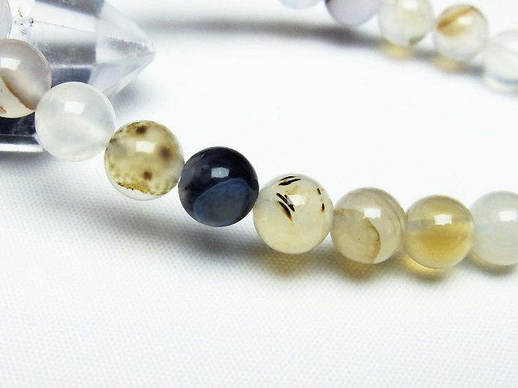 デンドリック アゲート ブレスレット 8mm [t108-5646] 3枚目