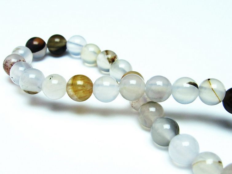 デンドリック アゲート ブレスレット 6mm [t108-5915] 2枚目