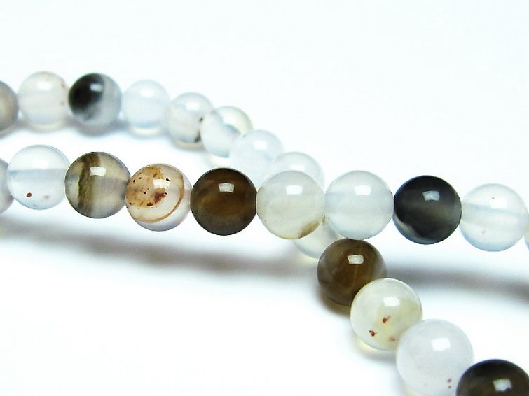 デンドリック アゲート ブレスレット 6mm [t108-5934] 2枚目