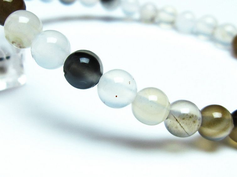 デンドリック アゲート ブレスレット 6mm [t108-5934] 3枚目