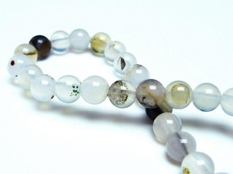 デンドリック アゲート ブレスレット 6mm [t108-5973] 2枚目