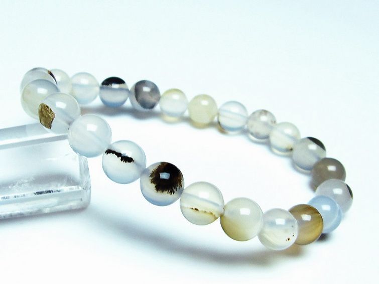 デンドリック アゲート ブレスレット 8mm [t108-5981] 1枚目