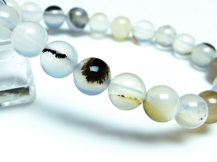 デンドリック アゲート ブレスレット 8mm [t108-5981] 3枚目