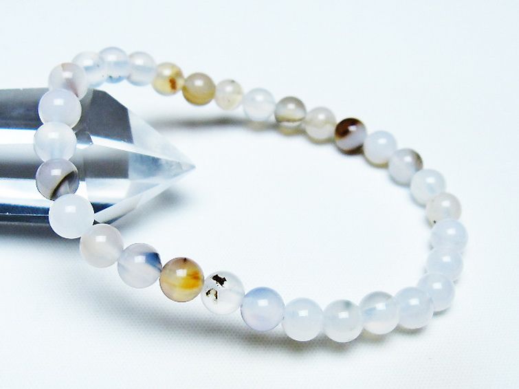 デンドリック アゲート ブレスレット 6mm [t108-6132] 1枚目