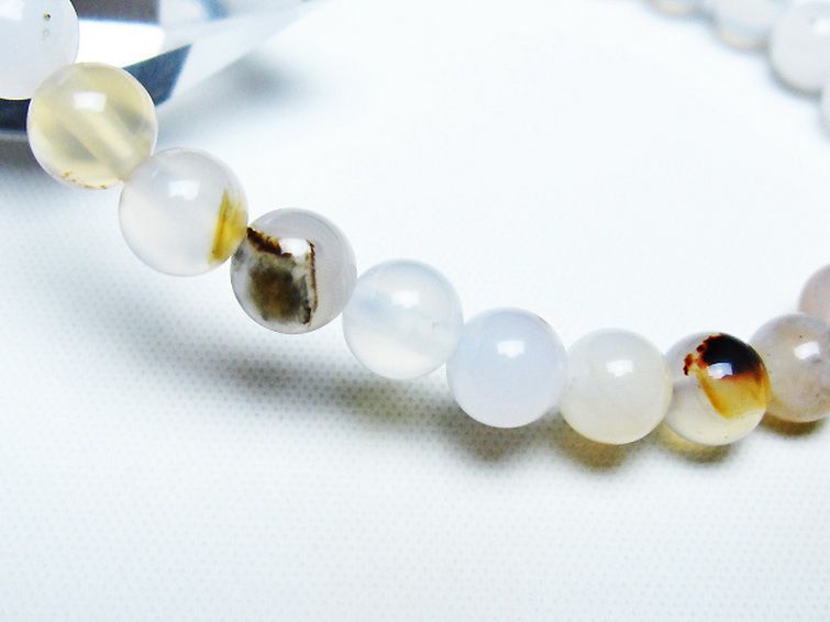 デンドリック アゲート ブレスレット 6mm [t108-6139] 3枚目