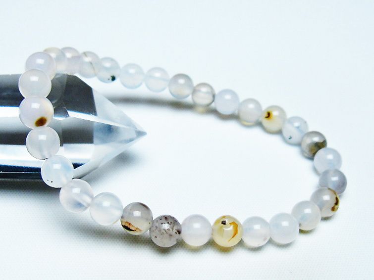 デンドリック アゲート ブレスレット 6mm [T108-6151] 1枚目