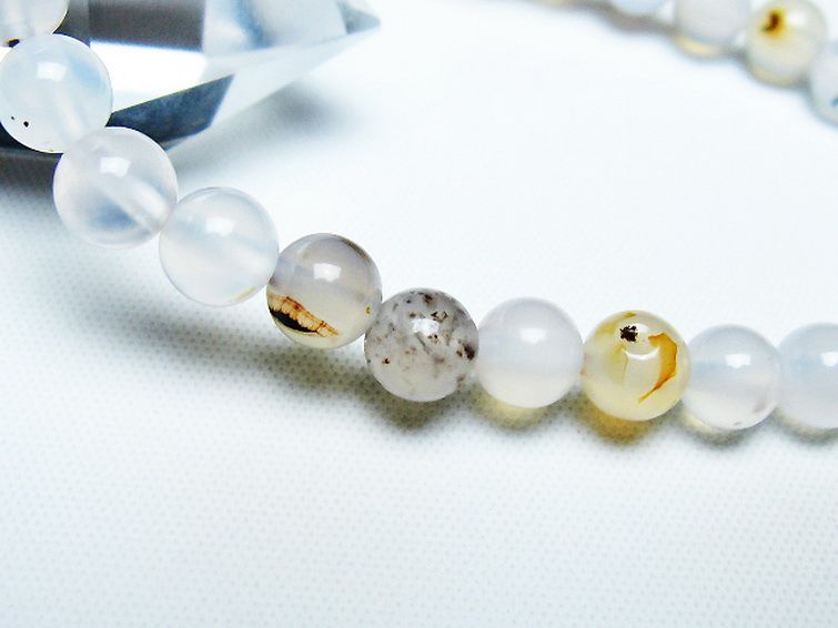 デンドリック アゲート ブレスレット 6mm [T108-6151] 3枚目