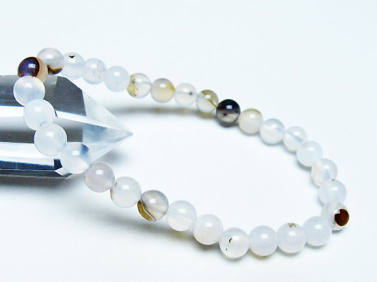 デンドリック アゲート ブレスレット 6mm [t108-6155] 1枚目