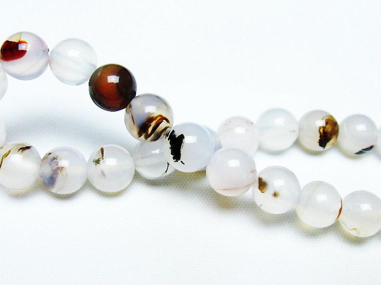 デンドリック アゲート ブレスレット 8mm [T108-6172] 2枚目