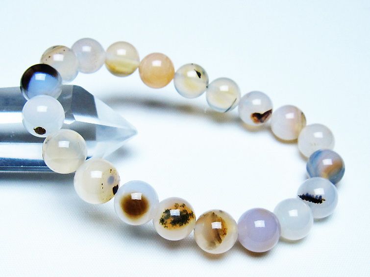 デンドリック アゲート ブレスレット 10mm [t108-6267] 1枚目