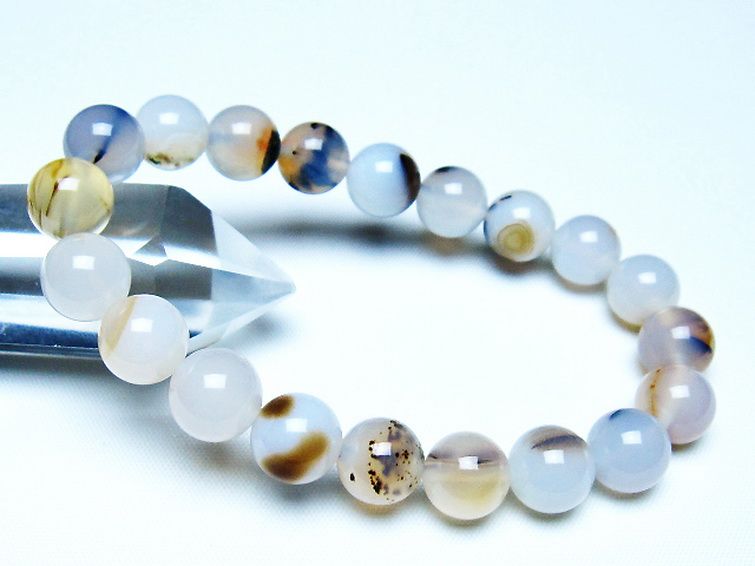 デンドリック アゲート ブレスレット 10mm [t108-6269] 1枚目